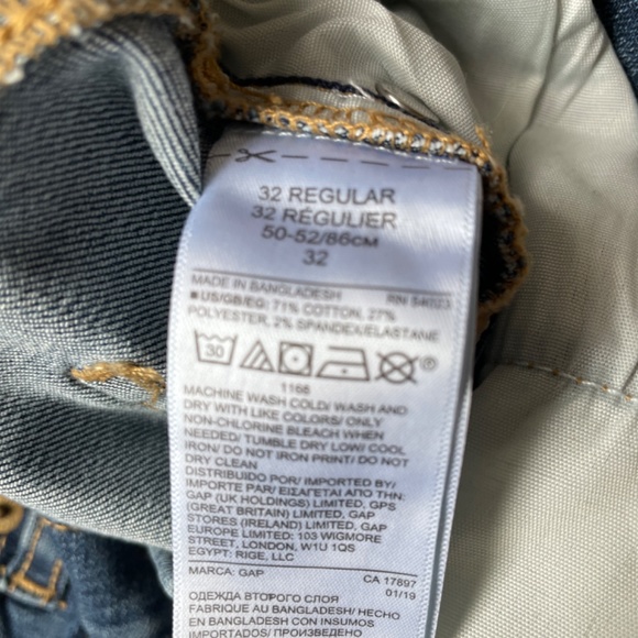 Gap Regular Straight Jeans - Picture 6 of 7